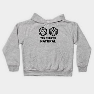 DnD Design Yes They're Natural Nat1 Kids Hoodie